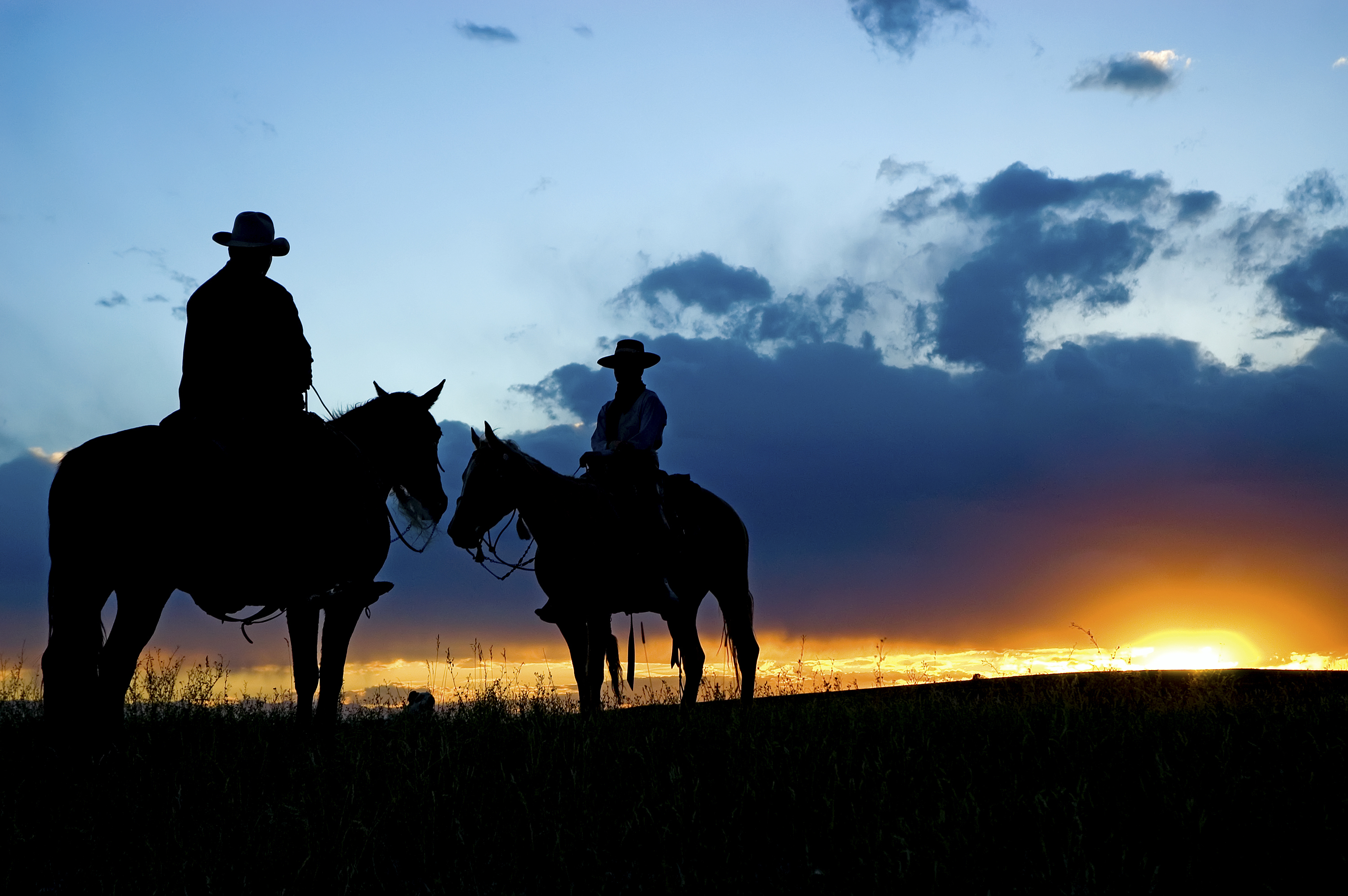 Cowboy silhouette (see others in my portfolio/lghtbox)